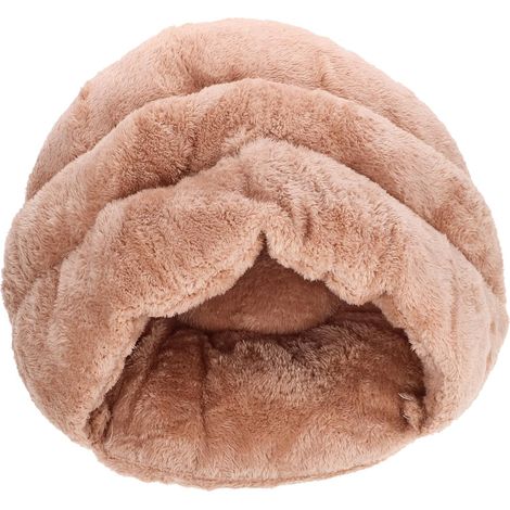 Nid de Chat Chaud d'hiver Coussin Chat alèse Chat Nid de Grotte Douillet et Couvert lit Chaud pour Chat chenil lit pour Chat Maison de Couchage Chaton Maison de Couchage pour Chat (1/5)