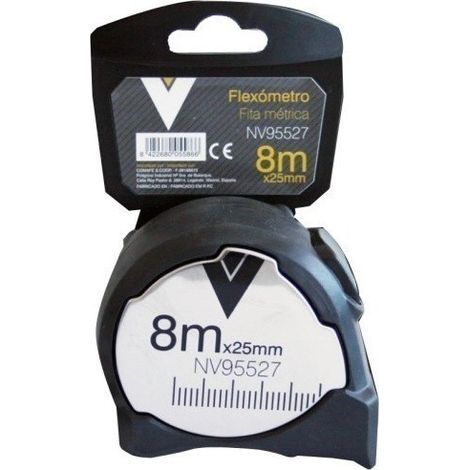 Flexometro Medicion  Con Freno  08Mt-25,0Mm Metal Nivel