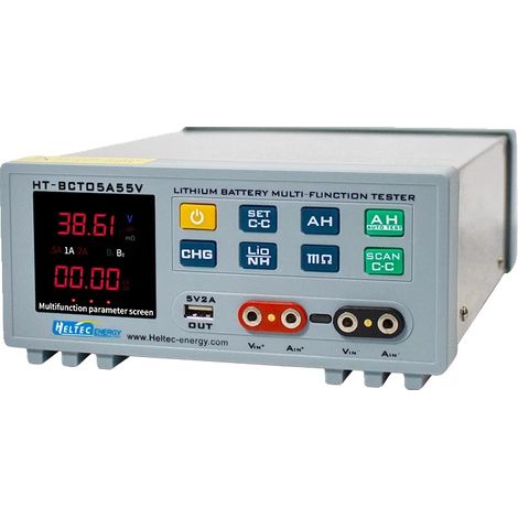 Comprobador de baterías de litio, mediciones de alta precisión, diseño compacto, comprobador de 55 V. (1/2)