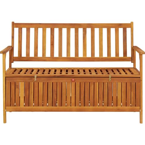 Maison Exclusive - Cassapanca da Giardino 120 cm in Legno Massello di Acacia