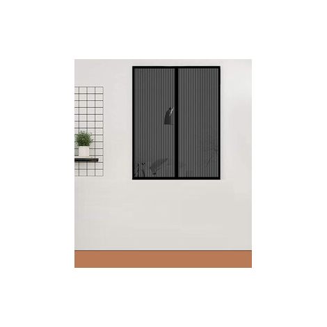 ZANZARIERA MAGNETICA P/FINESTRA 120X160CM NERO- IRS- 1,0 pz