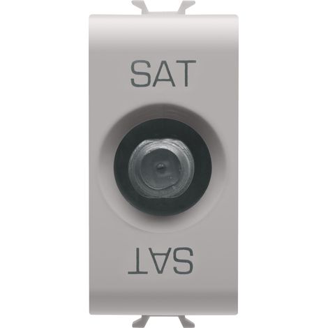 PRISE TV/SAT 1M PASS. 5dB CONNEC.F BEIGE GEWISS GW13372