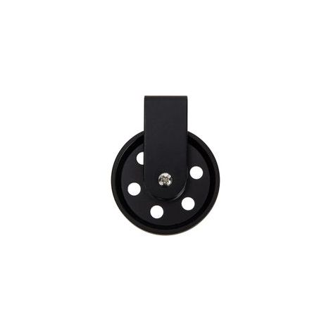 Accessoires D'Éclairage Extérieur Lustre Poulie Roue Pour Lampe Noir Vintage Poulie Câble Poulie Pendentif Luminaires Noir Poulie Roue Corde À Linge Poulie Rustique Poulie (1/5)