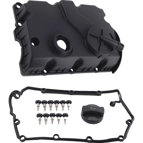 Conjunto de tapa de válvulas, polímero de ingeniería, 30 cm x 20 cm x 5 cm, compatible con el modelo sedán compacto 1.4L 2003-2008, sella la integridad del motor, reemplazo directo (1/5)
