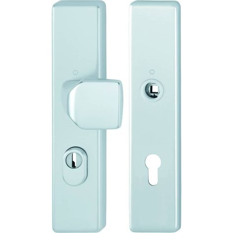 HOPPE® Schutz-Wechselgarnitur mit Langschild 61G/2222ZA/2210, ohne Lochteil, 8/72 mm, Aluminium, 11984569 (1/2)