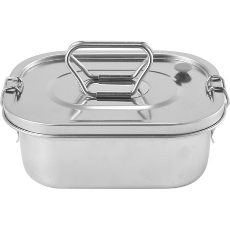 Lunchbox aus Edelstahl, Bento-Lunchbox aus Metall für Kinder
