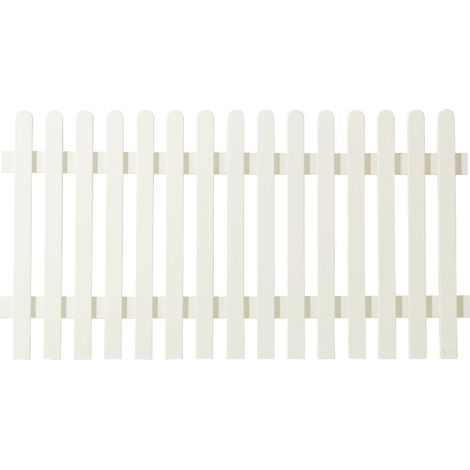 Plus Vorgartenzaun Retro 150 x 80 cm weiß Holzzäune