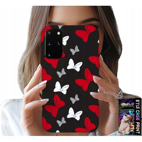 Custodia per Samsung Galaxy S20 Plus - fiocchi rossi e bianchi, topo, motivi (1/5)