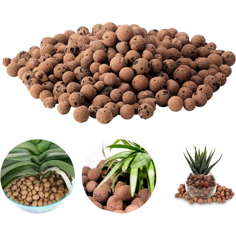 Argile Expansée, Billes d'argile, Billes d'argile pour Plante, 5-8 mm Argile Expansée pour Plantes en Pot, pour Drainage Et Hydroponie, 1L (1/5)