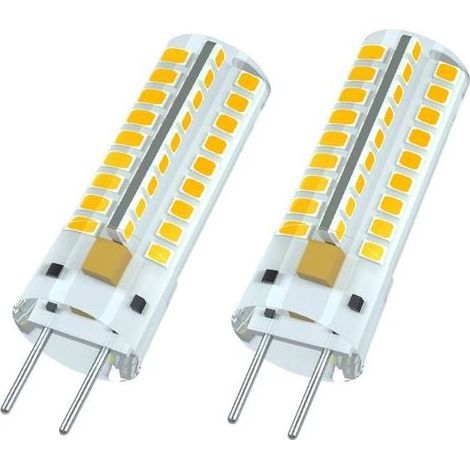 Ampoule à filament LED GY6.35, LED G6.35 12 V, 7W ampoule halogène de rechange 50 W, blanc chaud 3000 K, angle de faisceau 360°, pour éclairage d'armoire, non dimmable (paquet de 2) (1/5)