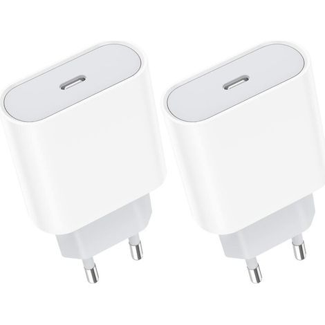 20-W-2er-Pack USB-C-Schnellladegerät, USB-C-Netzteil (Typ-C-Stecker) (1/5)