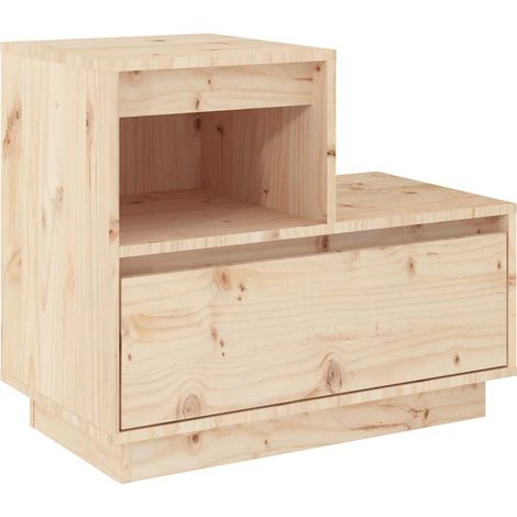Maison Exclusive - Nachttisch 60x34x51 cm Massivholz Kiefer (1/5)