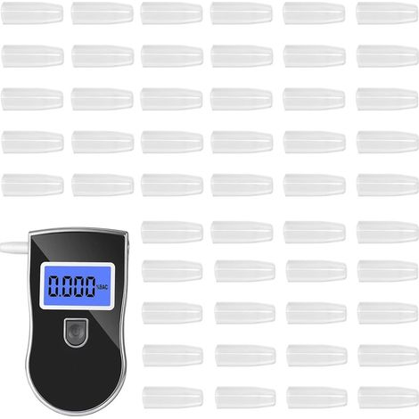 Embout Buccal pour Testeur d'alcool AT818 50 Pièces Ethylotest Embouchures Embout Ethylotest Embouts pour Alcootest Embouts Éthylotest Alcootest Compatible AT818 Ethylotests (sans alcootest) (1/5)