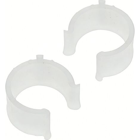 Support de tringle à rideaux, support de support pour tringle à rideaux, facile à installer, conception multifonctionnelle et protectrice, (10 pièces) (1/5)