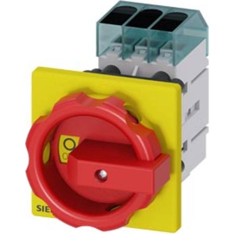 Interruttore-sezionatore Rosso, Giallo 3 poli 16 mm² 16 A 690 V/AC Siemens 3LD30540TK53