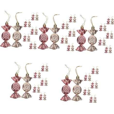 5 Ensembles Ornements Suspendus pour Sapin De Noël Décorations De Fête De Noël Et Accessoires Élégants pour Créer Une Ambiance Festive 12 Pièces 5 (1/5)
