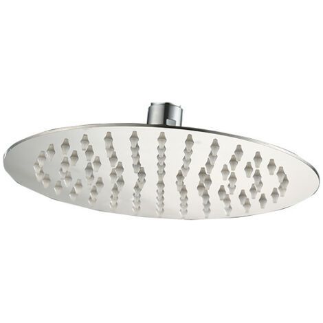 15cm High Pressure Shower Head – 304 Stainless Steel – Wall or Ceiling Installation – 60 Silicone Nozzles – Chrome Finish (1/5)