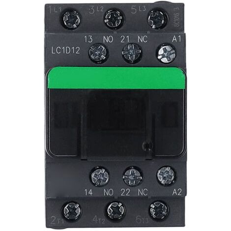 DEESSE SHOP-Contacteur AC, Bobine à Noyau de Cuivre, Tension Nominale 380V, Contacteur électronique, Coque Ignifuge pour équipement électrique (Tension de bobine AC380V) (1/5)