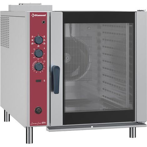 Four gaz à convection 10x GN 2/1 - humidificateur - Diamond