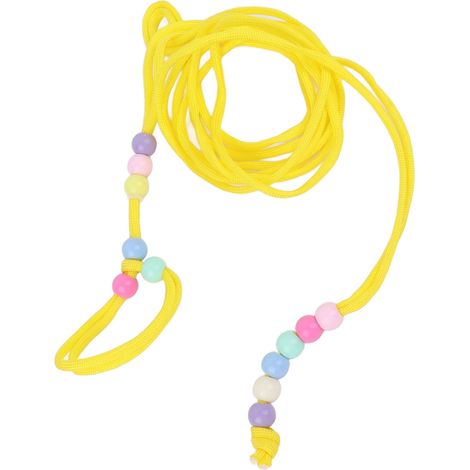 Laisse de Traction pour Reptiles, perles réglables en toute sécurité, corde pour petits animaux, pour lézard, cochon d'inde, Hamster, jaune (1/5)