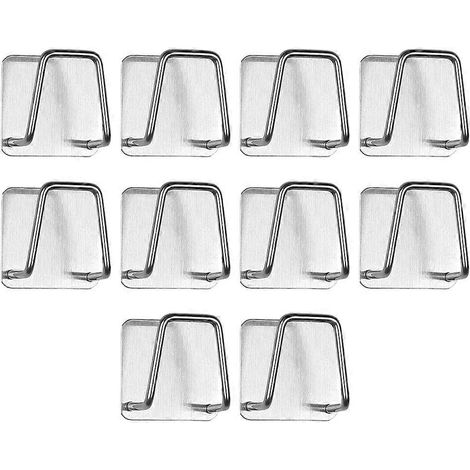 Organisateur d'évier avec porte-éponge, antirouille, drainage rapide, gain de place, facile à nettoyer, réutilisable, lot de 10 pièces argentées (1/5)