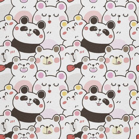 Tela decorativa Oxford para exteriores - Motivo de oso panda I DX582 (1/5)