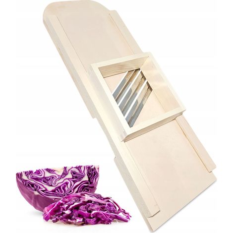 Rallador de madera para repollo, 3 cuchillas, grande XL (1/5)