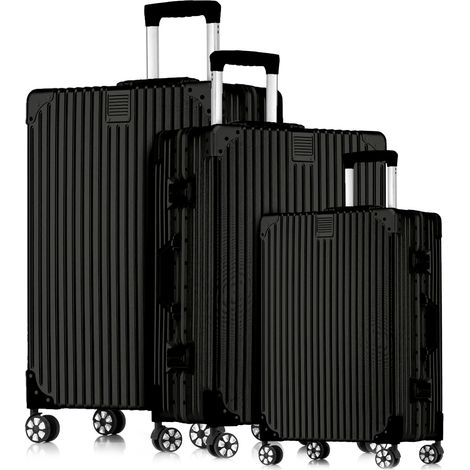 Set 3 Trolley 55/66/76cm Nero In Abs (1/5)