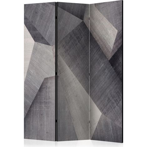 Paravento - Abstract concrete blocks [Room Dividers] - 135x172 (1/4)