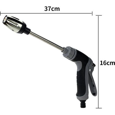 Deux pistolets à eau portables haute pression, adaptés au nettoyage des voitures, aux tuyaux d'arrosage et aux buses. (1/2)