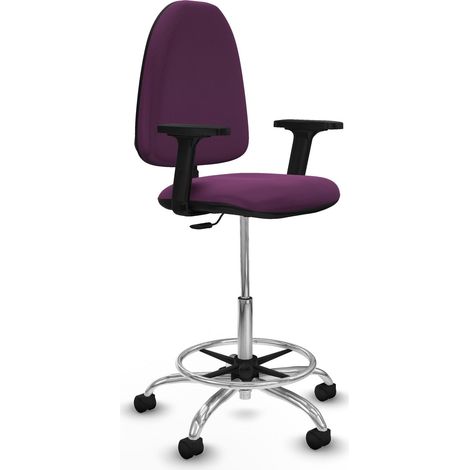 Piqueras y Crespo B2D05RN Chaise de Bureau Violet Haute