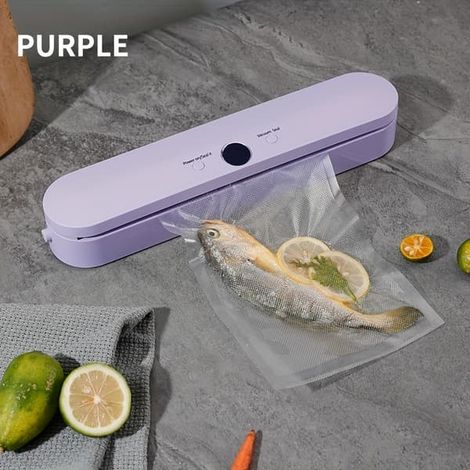 Machine de mise sous vide sans fil, petite machine domestique de conservation des aliments, emballage, scellage, compression et mise sous vide entièrement automatiques. (1/5)