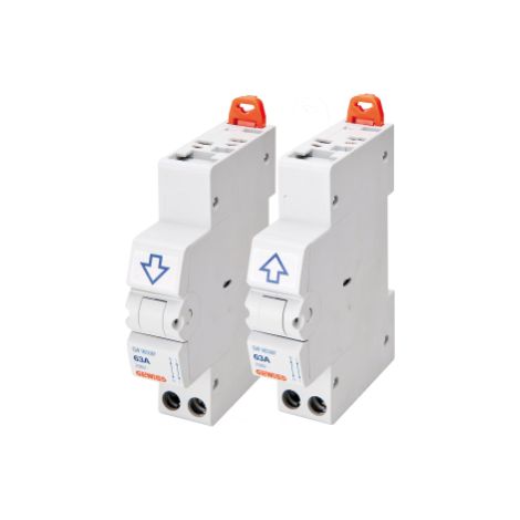 PAIRE CONNECTEURS FIXMATIC 2P 63A 1M GEWISS GW96506F