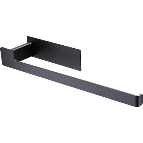 Porte-serviettes double barre auto-adhésive en acier inoxydable 35 cm (1/5)