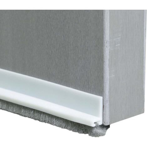 QORVA-Cale-porte de qualité supérieure pour bas de porte, lot de 1, 5 cm de large x 99 cm de long (blanc) (1/5)