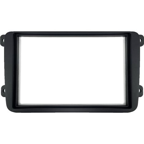 MASCHERINA MONTAGGIO AUTORADIO 2DIN COMPATIBILE VOLKSWAGEN SKODA SEAT 2003-2015 (1/2)