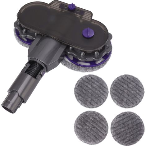 Tête Balai Lavant pour Dyson V6 DC58 DC59 DC62 Accessoire Rotation 180° Réservoir Détachable Nettoyage 2 en 1 (1/5)