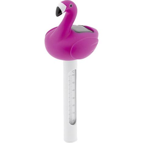 HI Pool Solar - Thermometer Flamingo