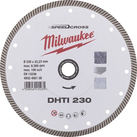Disco Diamantato Dhti 230mm - Granito, Pietra Artificale E Gres Milwaukee 4932492156