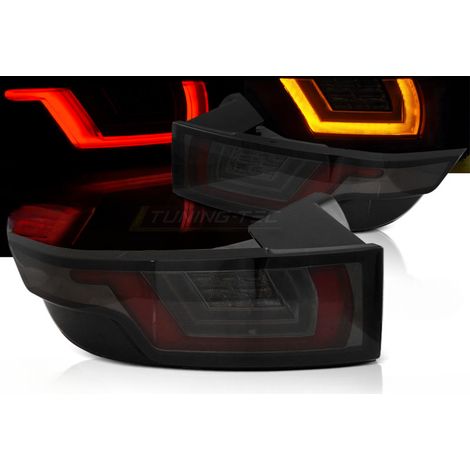 Paire de feux arriere Range Rover Evoque de 2011 a 2018 FULL LED Rouge Noir Fume (1/5)