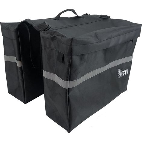ON BIKE Doppia Borsa Per Portapacchi Posteriore 23 Litri Bici Auto Bambini