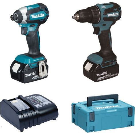 Ensemble d'outils sans fil MAKITA DDF490 + DTD153 Li-ion LXT 18V DLX2535SJ