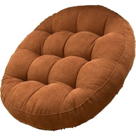 Tatami-Futon-Sitzkissen – Warmbrauner Cord – 42 cm (1/5)