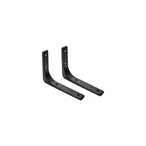 Wandregalhalterungen, 2 Stück Metallhalterungen 300 mm x 250 mm, robuste Halterungen, Wandregalträger für Küchenwanddekoration - Crezuo (1/4)