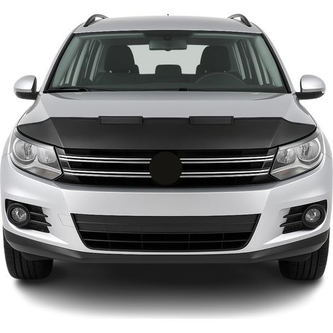 Protège Capot pour VW Tiguan 2007 à 2016, Bra de Capot Protection, Noir