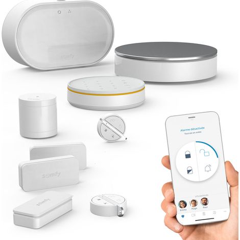 SOMFY 1875259 - Home Alarm Advanced - Alarme maison sans fil connectée