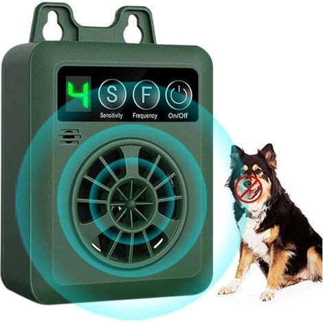 Dispositif anti-aboiements, dispositifs anti-aboiements automatiques à ultrasons pour chiens avec 4 sensibilités et fréquences
