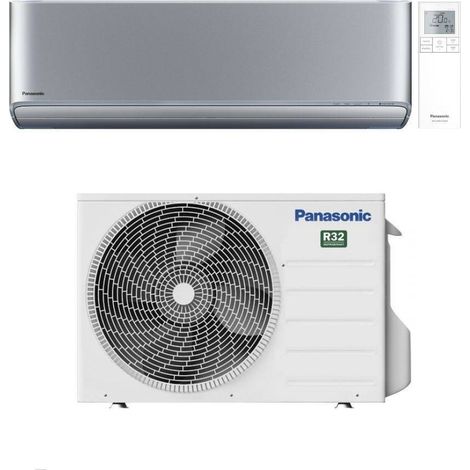 Panasonic Climatizzatore Monosplit Etherea Silver 9000 Btu CS-XZ25ZKEW Colore Argento Inverter R-32 Wi-Fi Classe A+++