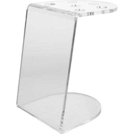 Support à Ciseaux de Coiffeur pour Organisation et Rangement d'outils de Coiffure en Acrylique Étagère Multi-emplacements Salon Professionnel (1/5)