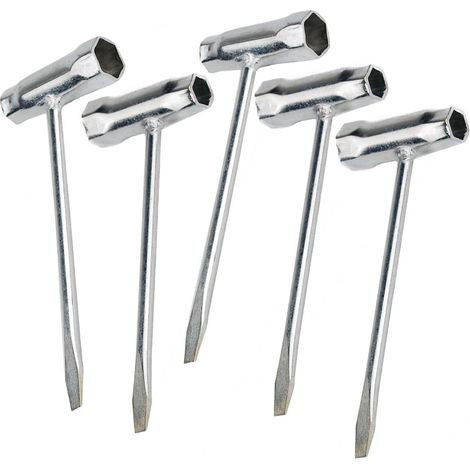Lot de 2 tournevis et clé de Compatible with tronçonneuse 13 x 19 mm (1/5)